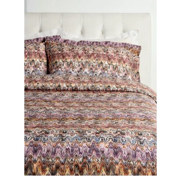 Missoni Bella Duvet Cover Set & Shams Queen - Picture 1 of 8